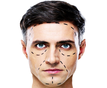 Bild mit einem Herren-Kosmetik-Behandlung.