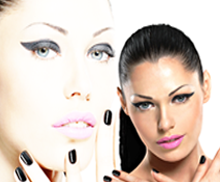 Bild mit einem Permanent Makeup Styling.