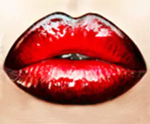 Bild mit einer Permanent Makeup - Lippen- Ombre´Lips Pigmentierung.